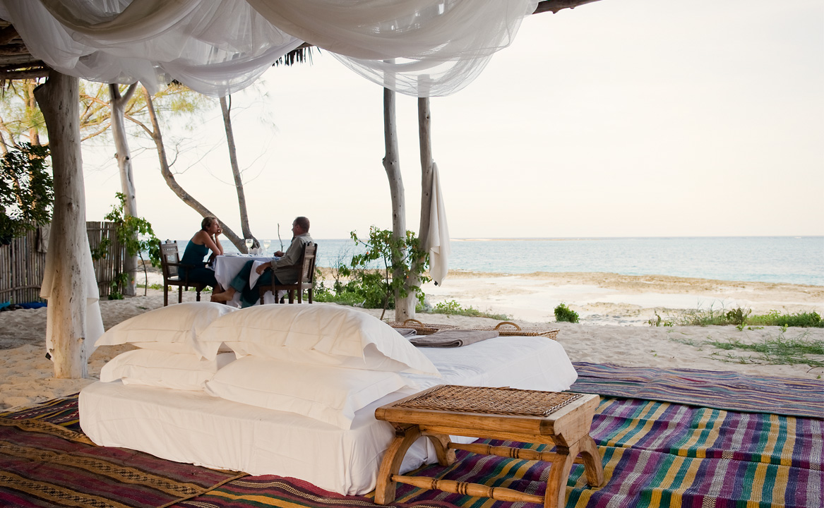You can picnic in style in one of several deserted locations dotted around Vamizi Island.